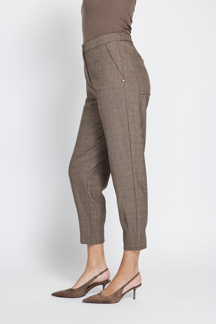 Zhrill Hose Borda kariert brown