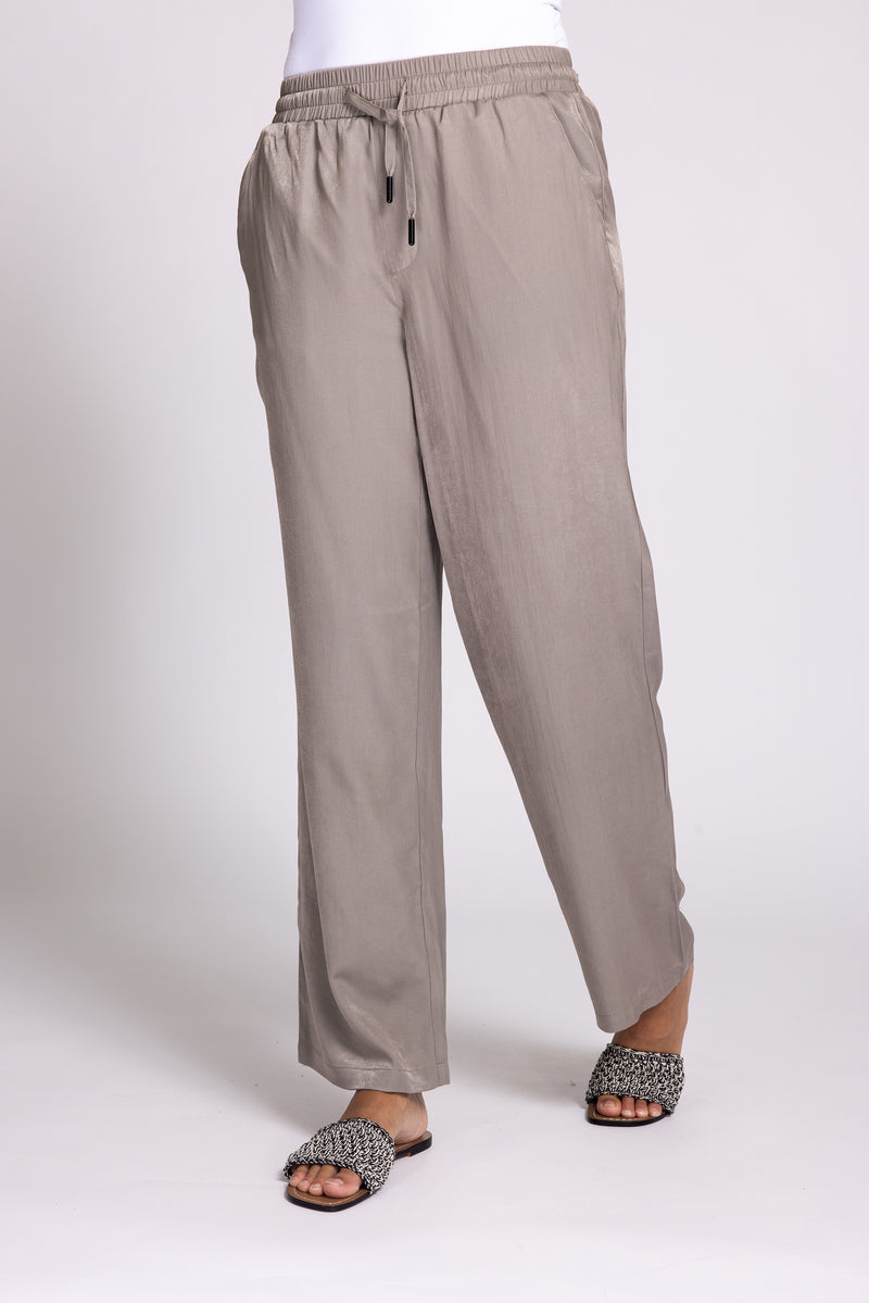 Zhrill, Hose Isla, grey, weites Bein, wide leg