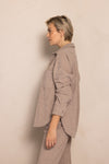 Zhrill Cordbluse Tjura taupe