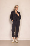 Zhrill, non denim pants, Cord, dunkelgrau, passend zu Tjura