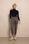 Zhrill Cargohose, Cargopants, Daisey, brown, braun, Leoprint