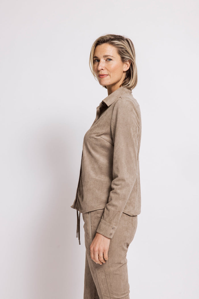 Zhrill Hemdbluse Faye sand/beige/taupe