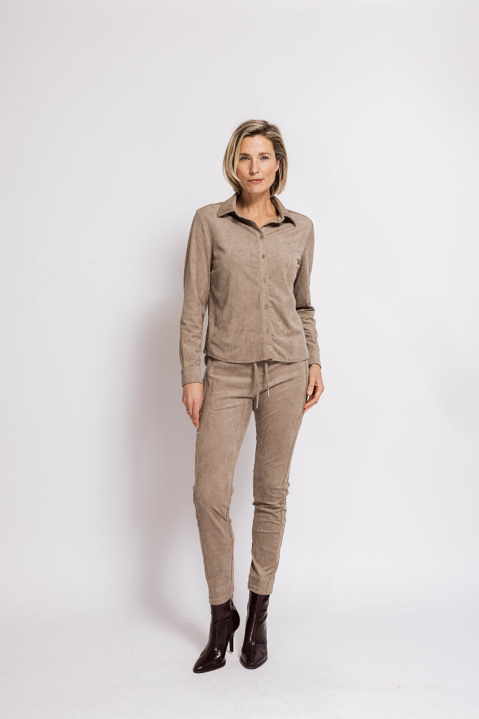 Zhrill Hemdbluse Faye sand/beige/taupe
