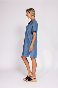 Zhrill Kleid Junia blau
