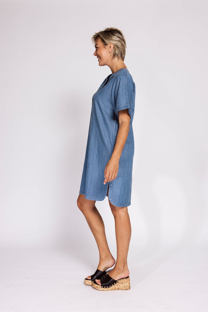 Zhrill Kleid Junia blau
