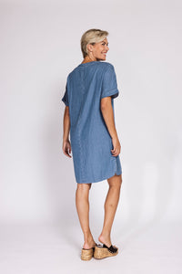 Zhrill Kleid Junia blau