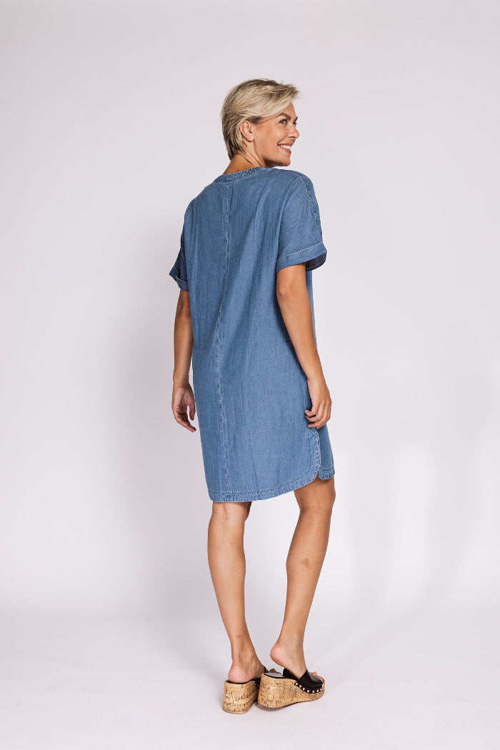 Zhrill Kleid Junia blau