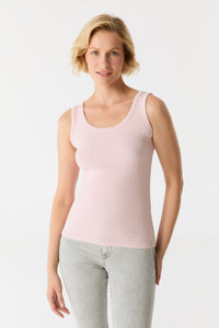 Cup of Joe Tanktop Olivia light pink (2026), rosa, rosé, gerippt, ärmellos, Rundhalsausschnitt