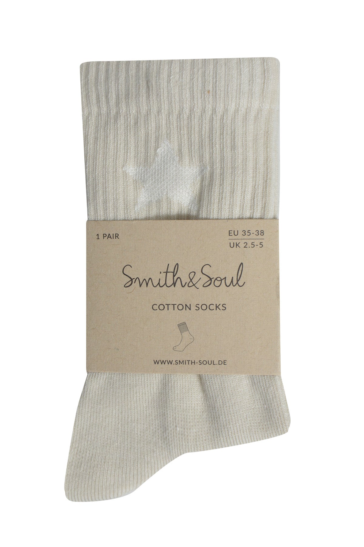 Smith & Soul Socken mit Stern beige
