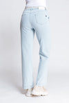 Zhrilll Jeans in hellblau mit weitem Bein