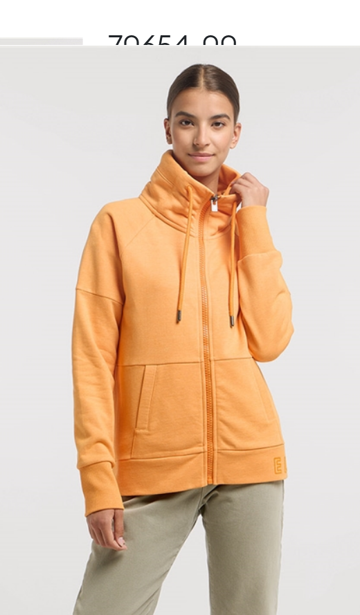 Elbsand Sweatjacke Airin sunset orange