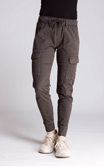 Zhrill Hose Daisey, dark shadow, grau, Cargopants