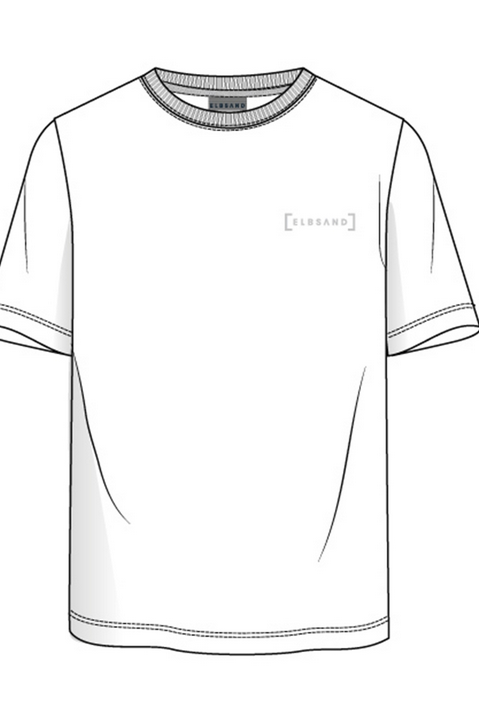 Elbsand Men T-Shirt Edo bright white