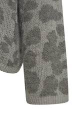 Smith & Soul Pullover Leo Jacquard taupe print