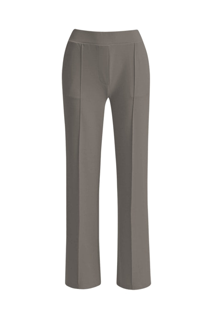 Smith & Soul Hose, Jesey Pants, deep taupe, Bundfalte, elastischer Bund