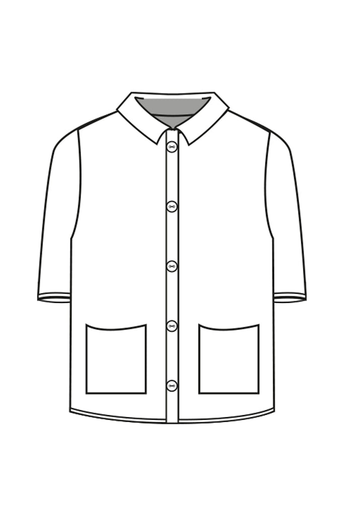 Smith & Soul, Cardigan, cream white, kurzärmlig, Kragen, Taschen