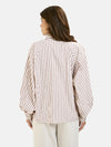 Smith & Soul Bluse gestreift bordeaux print