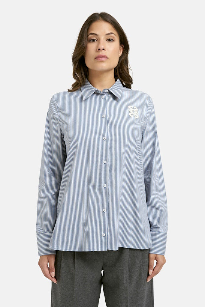 Smith & Soul Bluse gestreift bleu print