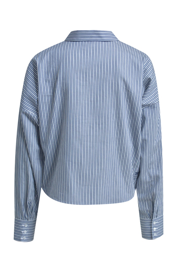 Smith & Soul, Hemdbluse, blau gestreift, Streifen, Karaken, langärmlig, Manschetten