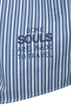 Smith & Soul Bluse gestreift dark denim print