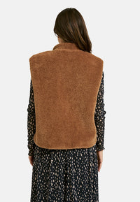 Smith & Soul Teddy-Weste caramel