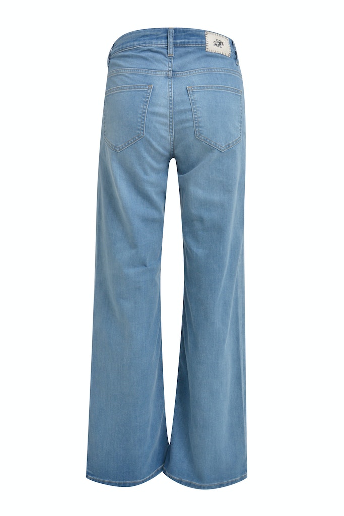 Smith & Soul Jeans, blau, ausgestelltes Bein