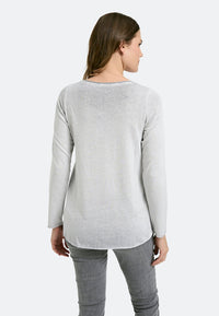 Smith & Soul Longsleeve silver grey