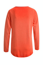 Smith & Soul Langarmshirt, rot, orange, unifarben