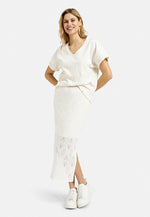 Smith & Soul 1/2 Shirt, creme, Baumwolle, unifarben