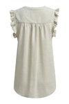 Smith & Soul Leinenbluse sand