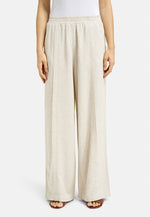 Smith & Soul Leinenhose, sand, weites Bein, wide leg