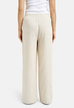 Smith & Soul Hose, Leinen, Viskose, klassische Hose, creme, beige