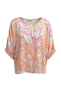Smith & Soul Bluse coral print