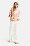 Smith & Soul Bluse coral print