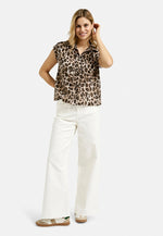 Smith & Soul Bluse nougat print