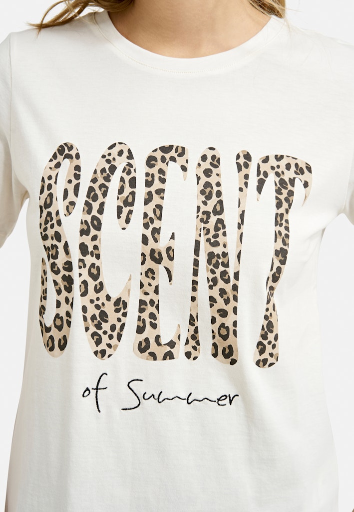 Smith & Soul, 1/2 Shirt, kurzärmlig, weiß mit Print