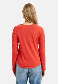 Smith & Soul Basic Longsleeve fire red