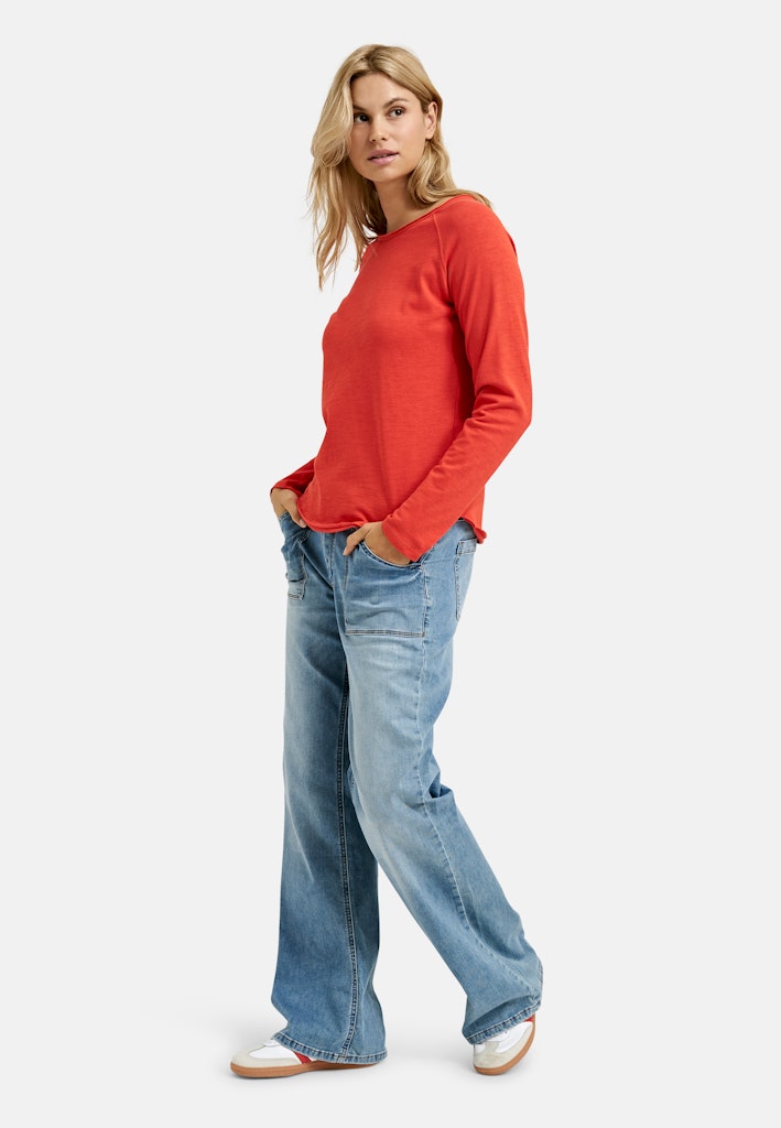 Smith & Soul Basic Longsleeve fire red