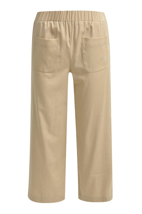 Smith & Soul Culotte, Hose, camel, aufgesetzte Taschen, unifarben