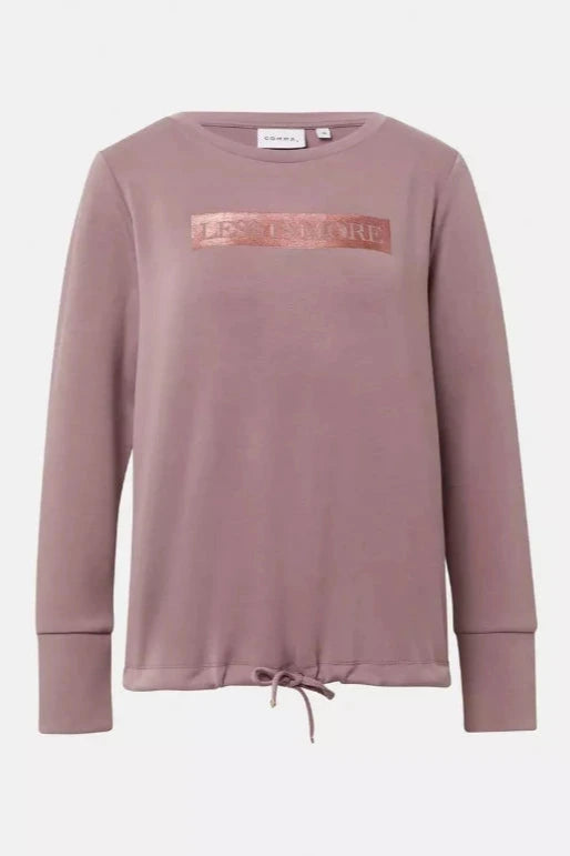 Comma Sweatshirt twilight mauve