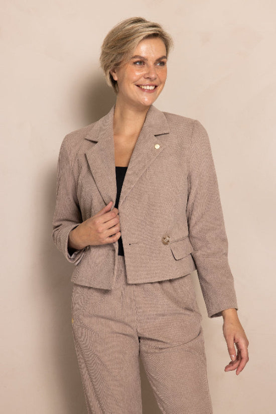 Zhrill Blazer Jojo, taupe, regular fit, kurz