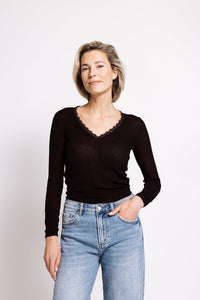 Zhrill Longsleeve Riley schwarz