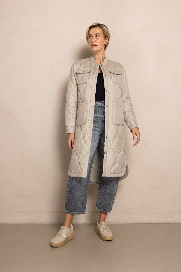 Zhrill Jacke Tara, green, hellgrün, Kurzmantel, gesteppt, Taschen