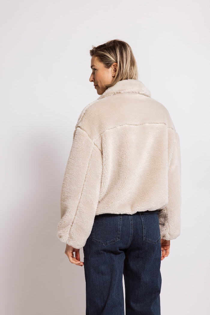Zhrill Teddyjacke April sand/beige/taupe