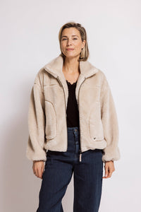 Zhrill Teddyjacke April sand/beige/taupe