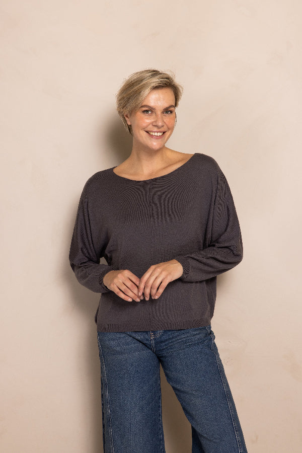Zhrill Pullover, ZHLUNI, grau, dunkelgrau