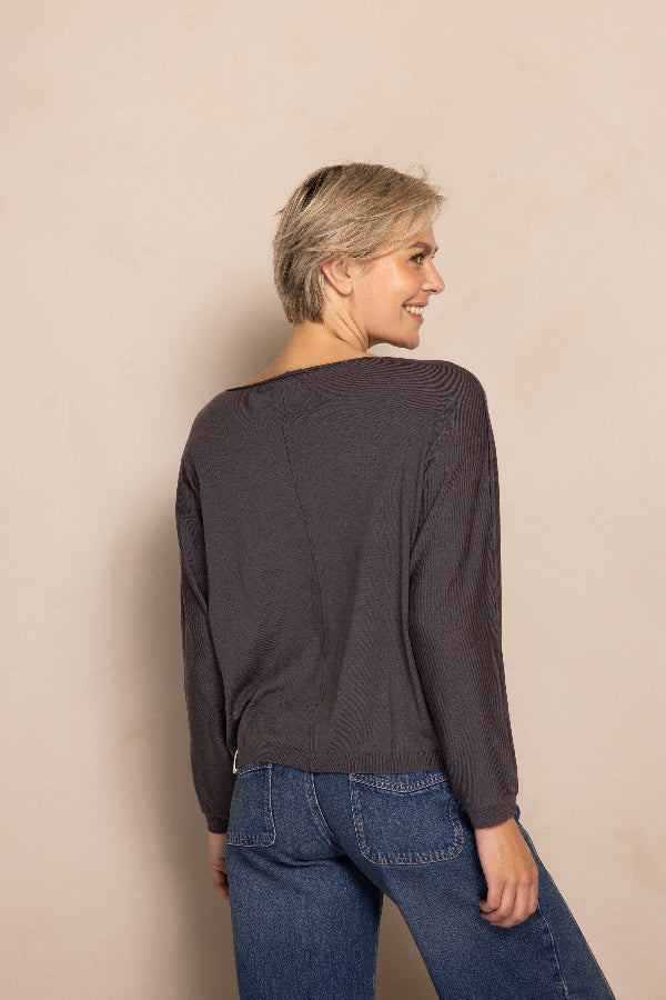 Zhrill Pullover Luni anthrazit