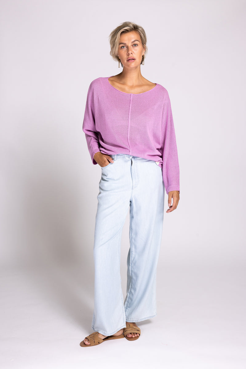 Zhrill, Pullover, Feinstrick, ZHLUNI, purple, pink, Pulli