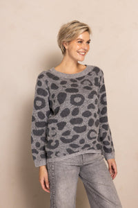 Zhrill Pullover, ZHISABELLA, grau, Feinstrick