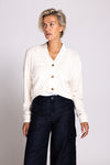 Zhrill, Sweatjacke, ZHULLI, creme, kurz, langärmlig